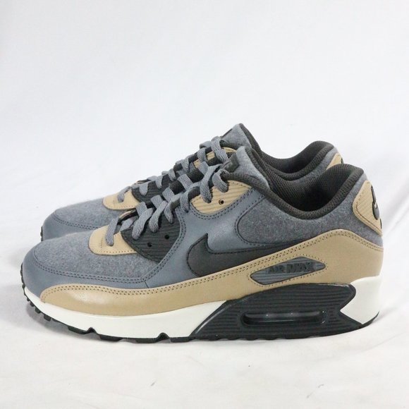 Nike Other - NIKE Air Max 90 Premium Wool Cool Grey Sneakers Sz 10 Men